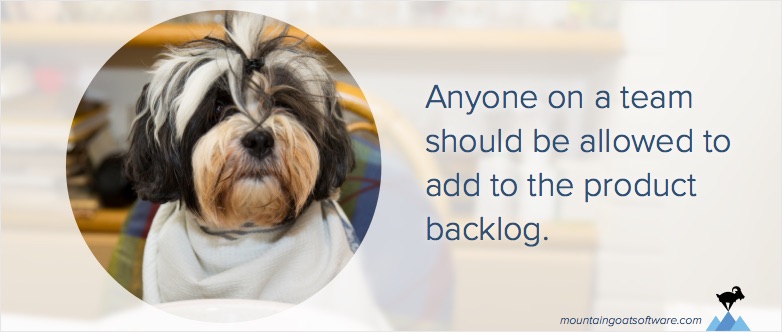 Who Can Add Items to the Product Backlog?