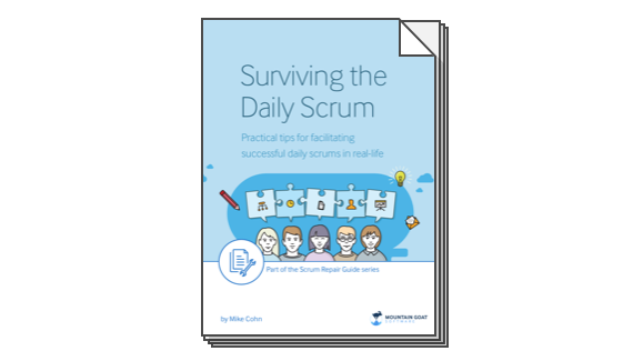 Get your free Surviving the Daily Scrum eBook Image