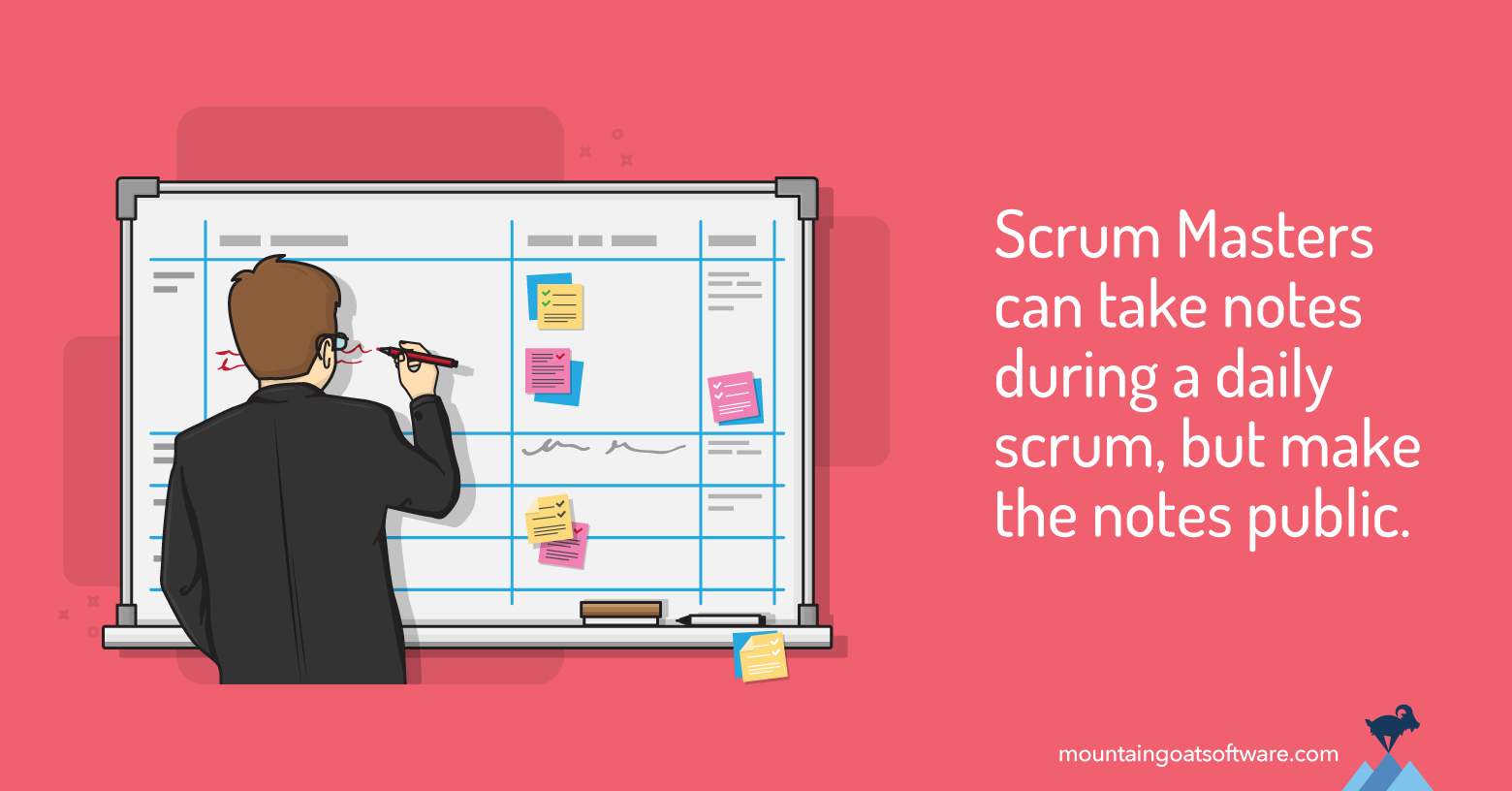 Avoid Taking Notes During the Daily Scrum