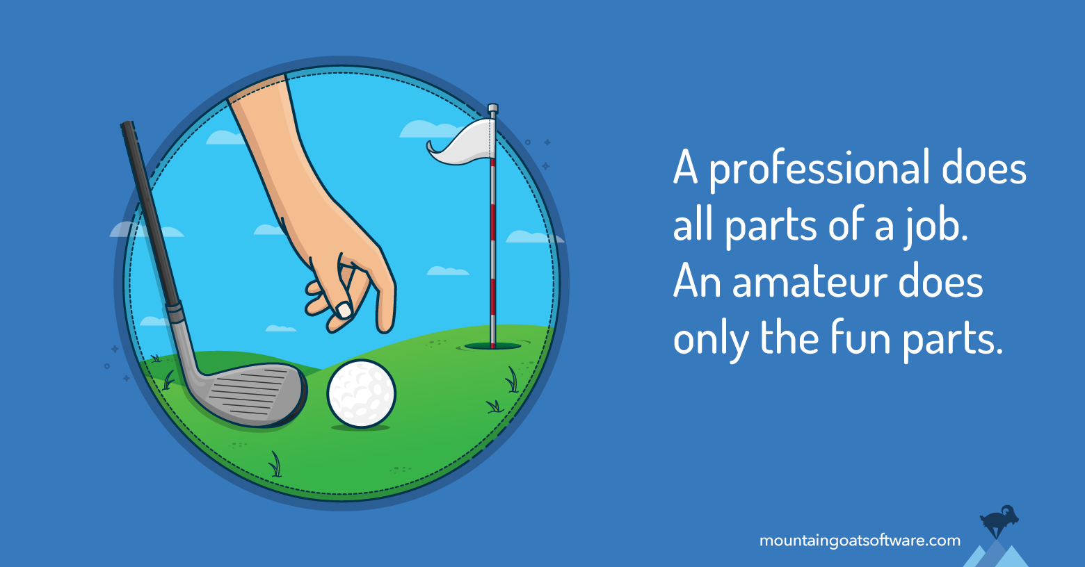 The Difference Between a Professional and an Amateur