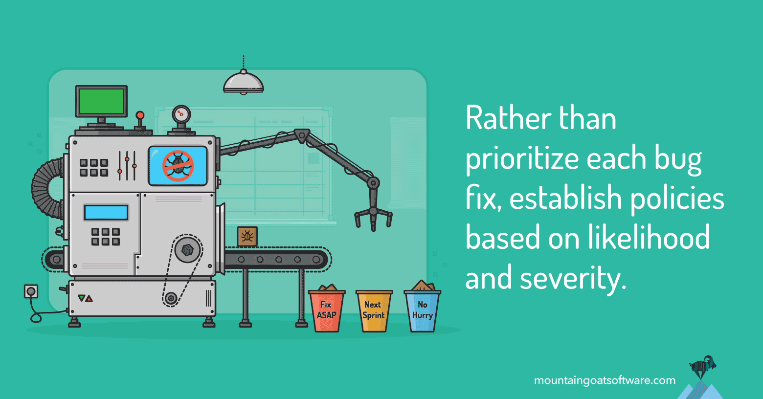 Defect Management by Policy: A Fast Easy Approach to Prioritizing Bug Fixes