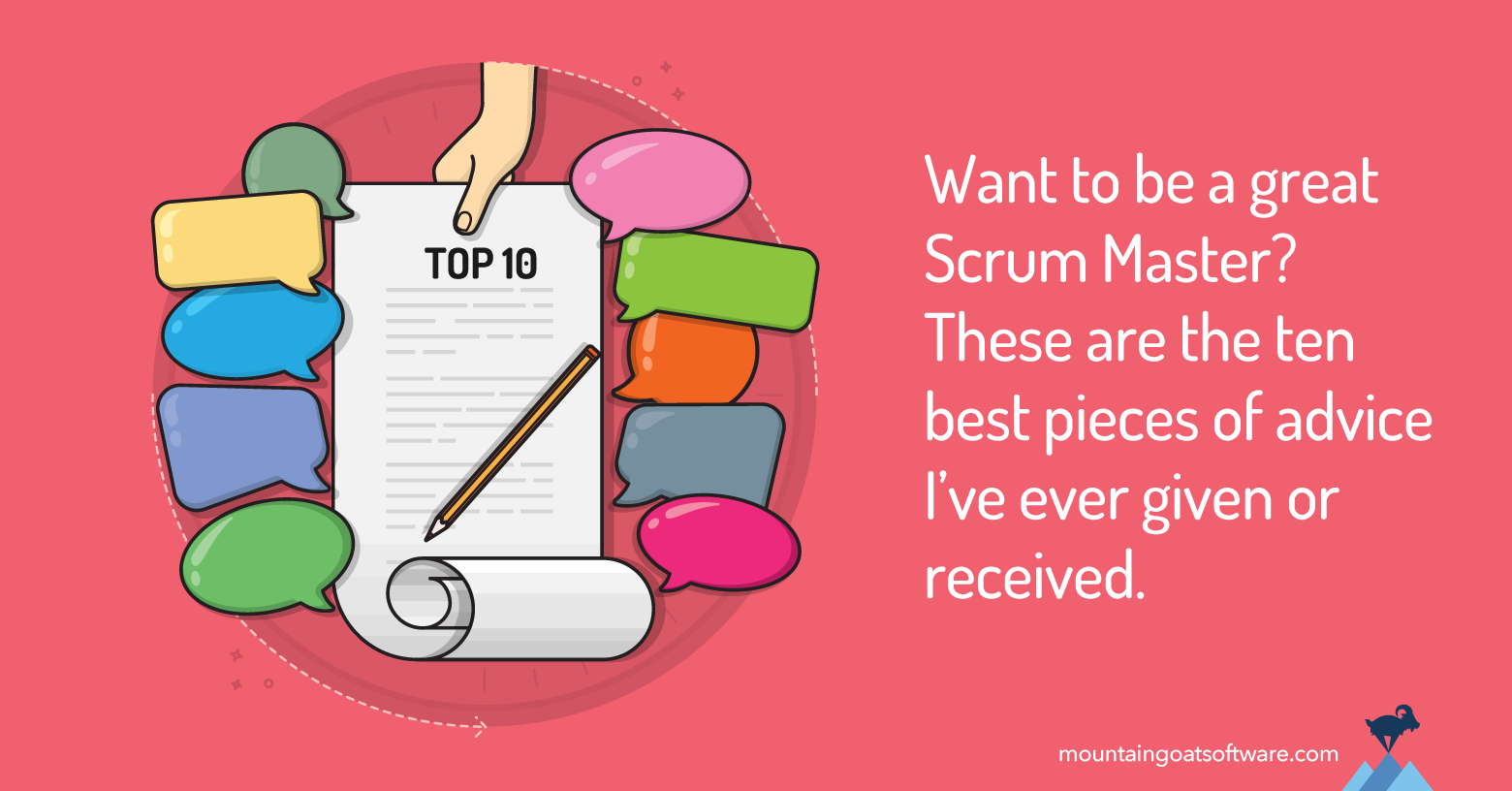 Ten sentences with all the Scrum Master advice you’ll ever need