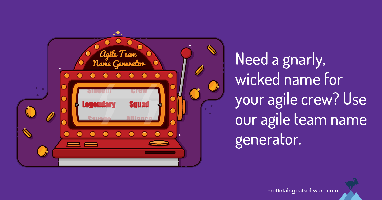 Find Your Scrum Team Name with this Fun Simple Generator Find Your Scrum Team Name with this Fun Simple Generator