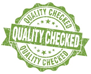 Quality Checked Stamped Seal