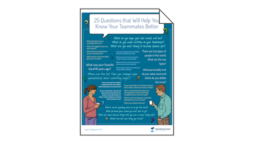 25 Questions to Help You Know Your Teammates Better