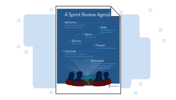 Download Sprint Review Agenda Poster